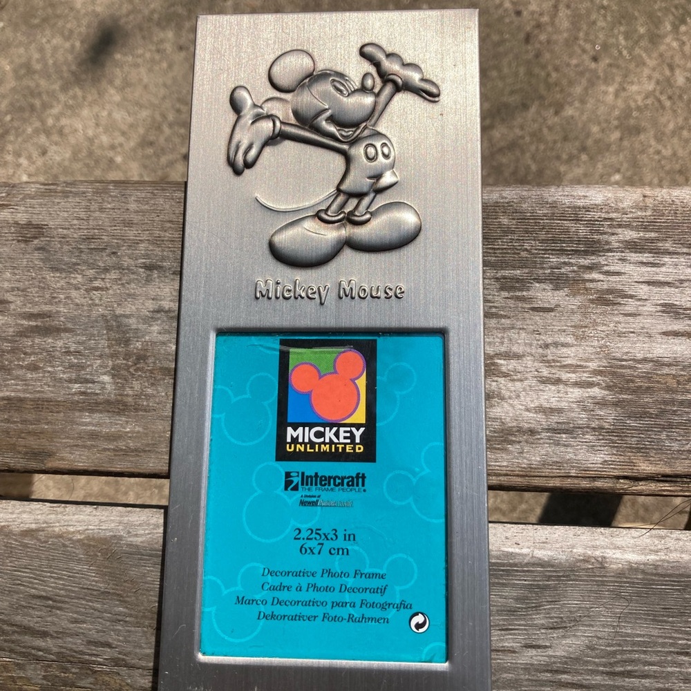 Mickey Unlimited Vintage 2000 Brushed Pewter Frame